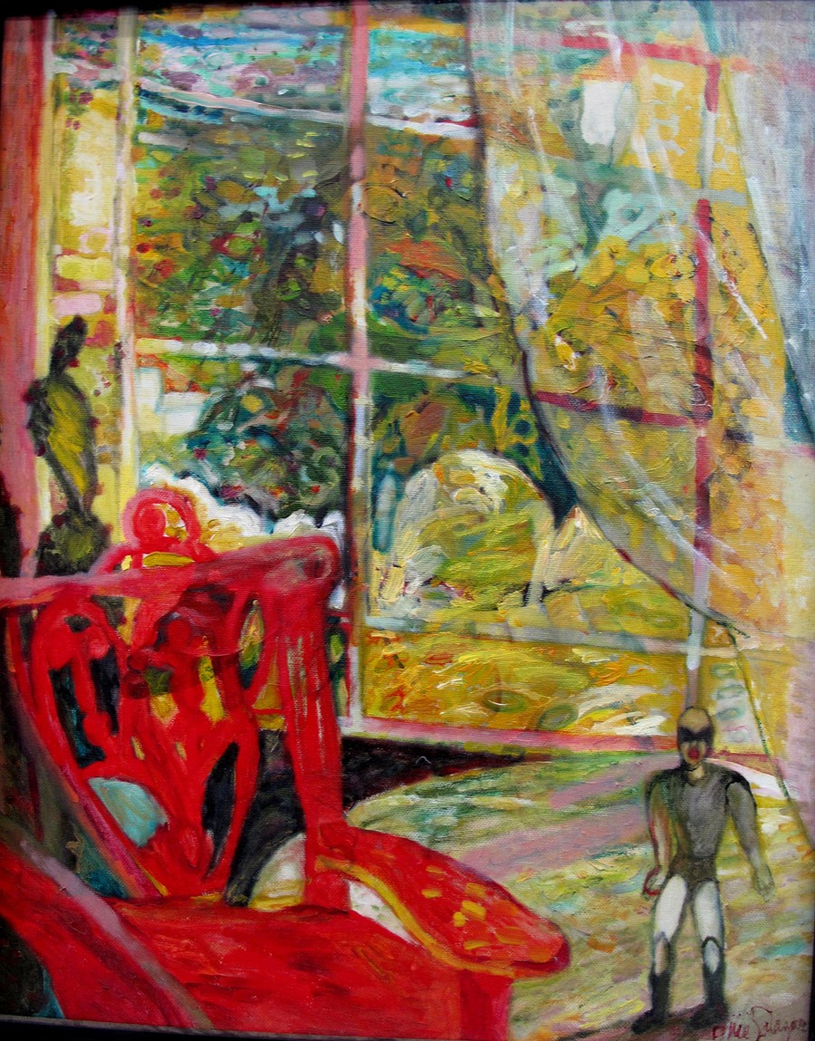 Dixie Salazar-Red Chair in a Window