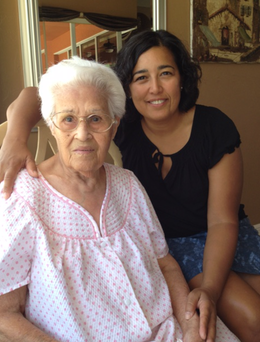 Carolina y su abuela