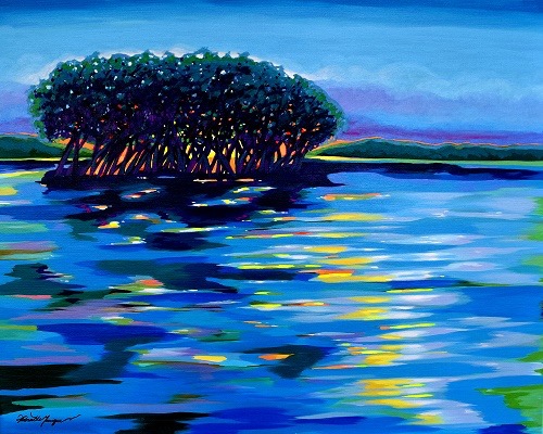Blue Serenity-Acrylic on canvas -